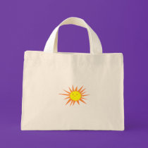 Smilling Sun tote bag bags