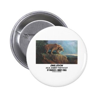 Smilodon (A.K.A. Saber-Tooth Cat) Knight (1905) Pins
