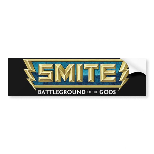 SMITE Logo Battleground of the Gods Car Bumper Sticker ...