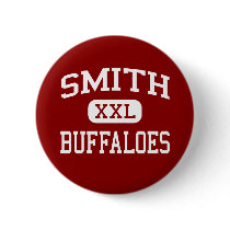 Smith - Buffaloes - Middle School - Beaumont Texas Pinback Button