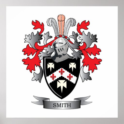 Smith Coat of Arms Poster Zazzle
