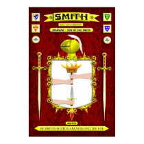 SMITH FAMILY COAT OF ARMS CREST AND SHIELD posters by phedderman SMITH FAMILY COAT OF ARMS CREST AND SHIELD posters