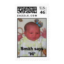smithee.sez.hi, Smith says "Hi" postage by macartguy smithee.sez.hi, Smith says "Hi" postage