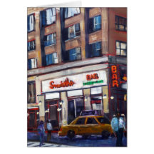 Smith's Bar, New York City Greeting Card