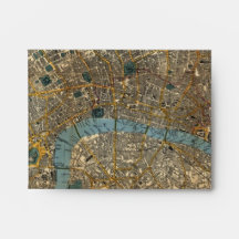 Smith's new map of London 1860 Envelope