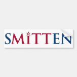SMITTEN Bumper Sticker