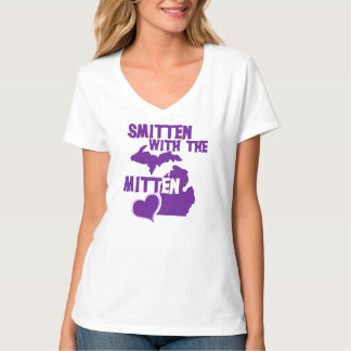 michigan t shirts smitten with the mitten