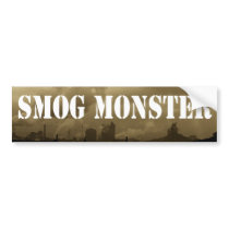 Smog Monster bumper stickers