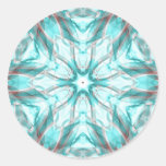 Smoke Art Round Sticker