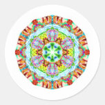 Smoke Art Round Stickers