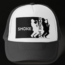 Smoke Dbl. Saxman Hat - Negative by SMOKE_NYC Smoke Dbl. Saxman Hat - Negative