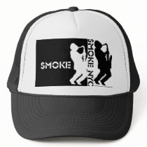 Smoke Dbl. Saxman Hat - Negative by SMOKE_NYC Smoke Dbl. Saxman Hat - Negative