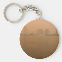 Smoke During The003 Fires Key Chain