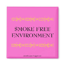 SMOKE FREE ENVIRONMENT magnets by georgemeyer SMOKE FREE ENVIRONMENT magnets