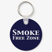 Smoke Free Zone Gifts keychains by Funny_Gifts Smoke Free Zone Gifts keychains