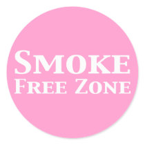 Smoke Free Zone Gifts stickers by Funny_Gifts Smoke Free Zone Gifts stickers