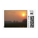 Smoke From Controlled Burn At Nw Arkansas Stamp