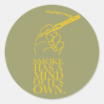 Smoke Has A Mind Yellow sticker