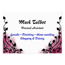 smoke pink business card templates