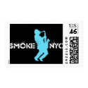 Smoke Saxman Stamp by SMOKE_NYC Smoke Saxman Stamp