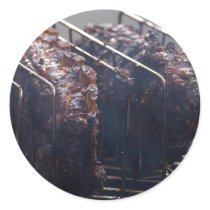 Smoked Ribs On Grill stickers