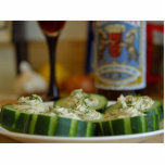 Smoked Salmon And Dill Mousse In Cucumber Cups Photo Cut Outs