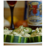Smoked Salmon And Dill Mousse In Cucumber Cups T-shirts