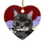 Smokey Cat Christmas Ornament