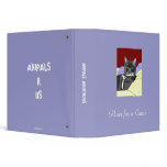 Smokey Cat Scrapbook 3 Ring Binders