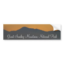 Smokey Mountain Sunrise Bumper Stickers