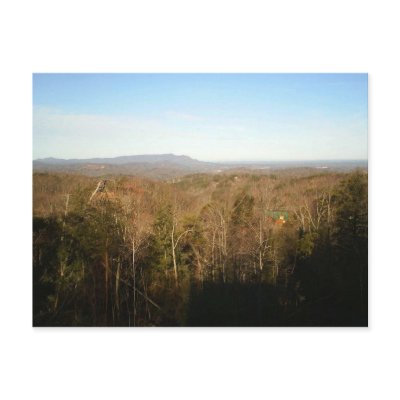 Smokey Mountains Postcard by allie77cat
