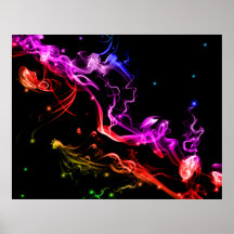 Smokey Rainbow Poster/ Print