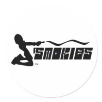 Smokies Smoking Gun(Sticker) by wagz362 Smokies Smoking Gun(Sticker)