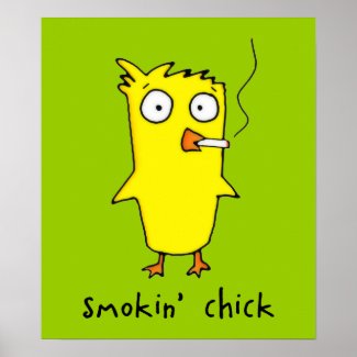 Smokin’ Chick Poster print