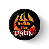 Smokin' Hot Palin Button