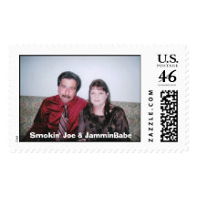 Smokin' Joe & JamminBabe Postage Stamp