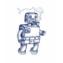 Smokin' Robot t-shirts by mrhooper Smokin' Robot t-shirts