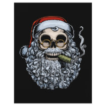 Smokin' Santa Skull flyers by skullabee Smokin' Santa Skull flyers