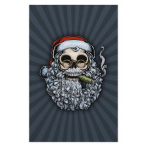 Smokin' Santa Skull stationery