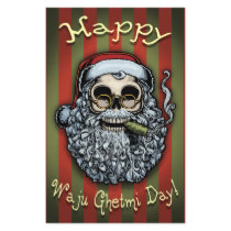 Smokin' Santa Skull stationery