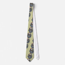 Smokin' Santa Skull Tie