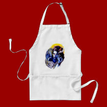 Smoking angel aprons