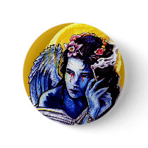 Smoking angel buttons by tat2ts Smoking angel buttons