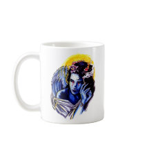 Smoking angel mugs