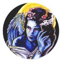 Smoking angel stickers by tat2ts Smoking angel stickers