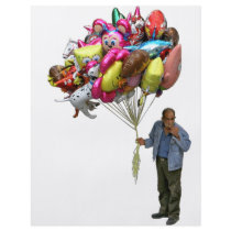 Smoking Balloon Salesman Custom Flyer