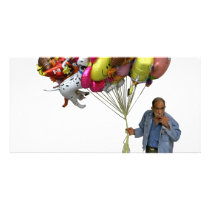 Smoking Balloon Salesman Picture Card