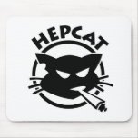 Smoking Cat Logo Mouse Pad