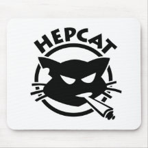 Smoking Cat Logo Mouse Pad