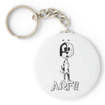 Smoking Dog Keychains